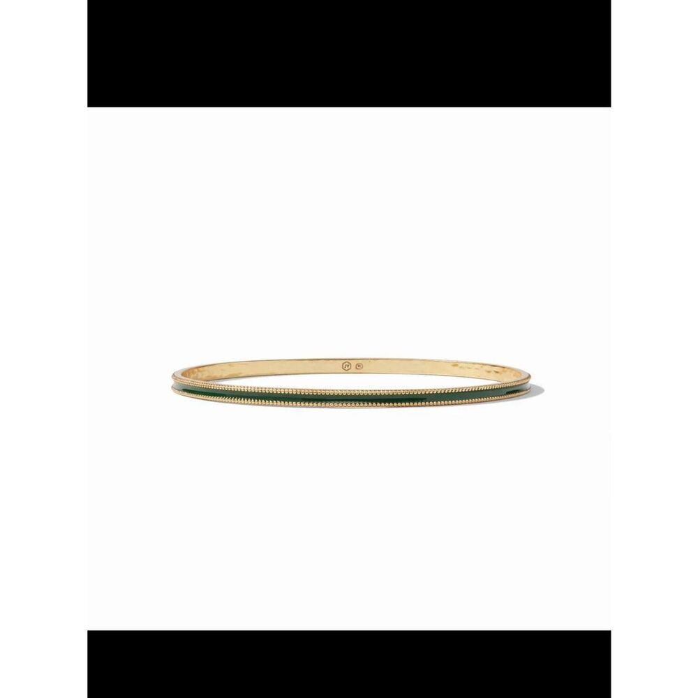 Julie Vos 24K Gold Plated Enamel Marseille Bangle